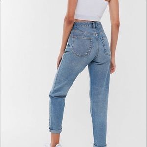 High waisted mom jeans